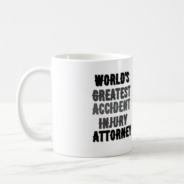 World's Greatest Accident Injury Attorney  Coffee Mug (Left)