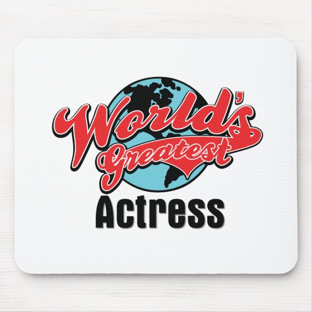 Worlds Greatest Actress Mouse Mat (Front)