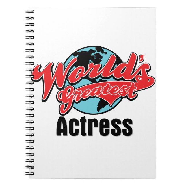 Worlds Greatest Actress Notebook (Front)
