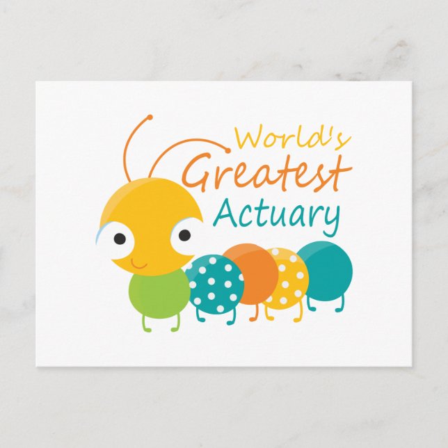 World's Greatest Actuary Postcard (Front)