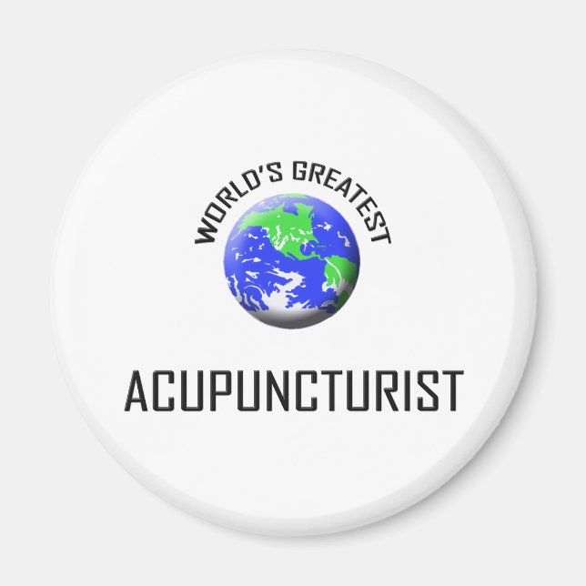 World's Greatest Acupuncturist Magnet (Front)