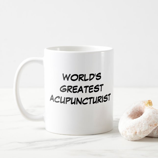 "World's Greatest Acupuncturist" Mug (With Donut)