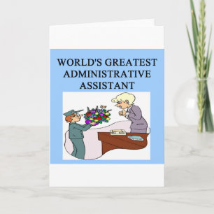 world's greatest administrative assistant card