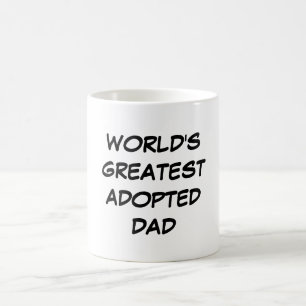 "World's Greatest Adopted Dad" Mug