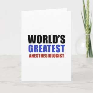 World's greatest Anaesthesiologist Card