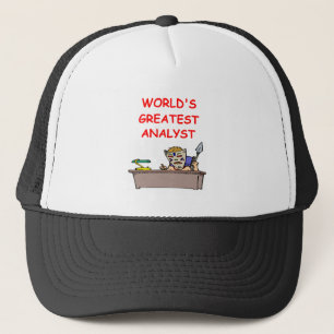 world's greatest analyst trucker hat