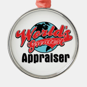 World's Greatest Appraiser Metal Tree Decoration