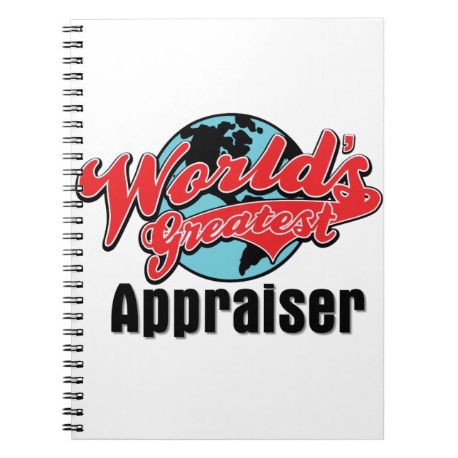 World's Greatest Appraiser Notebook (Front)