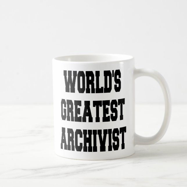 Worlds Greatest Archivist Coffee Mug (Right)