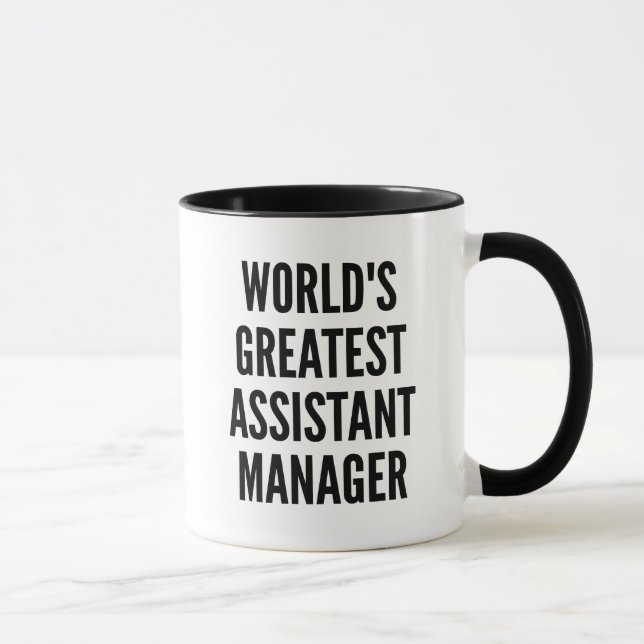 Worlds Greatest Assistant Manager Mug (Right)