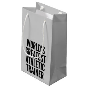 Worlds Greatest Athletic Trainer Small Gift Bag