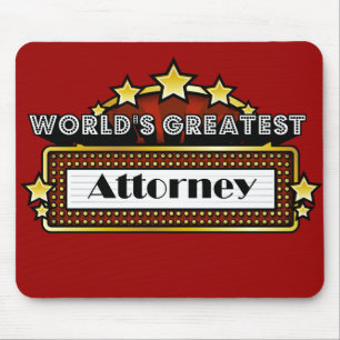 World's Greatest Attorney Mouse Mat
