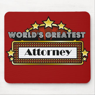 World's Greatest Attorney Mouse Mat