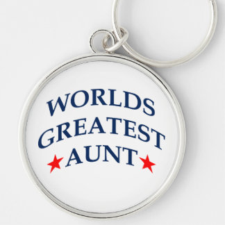 Worlds Greatest Aunt Key Ring