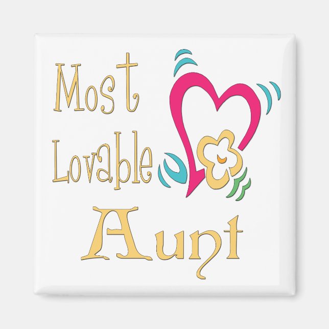 World's Greatest Aunt Magnet (Front)