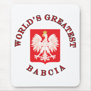 World's Greatest Babcia Mouse Mat