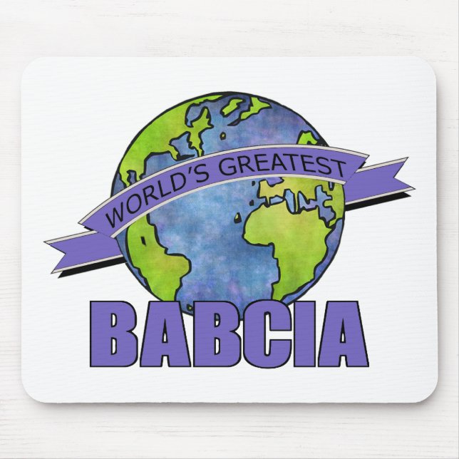 World's Greatest Babcia Mouse Mat (Front)