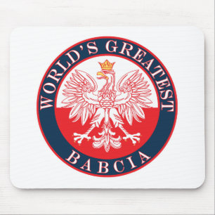 World's Greatest Babcia Mouse Mat