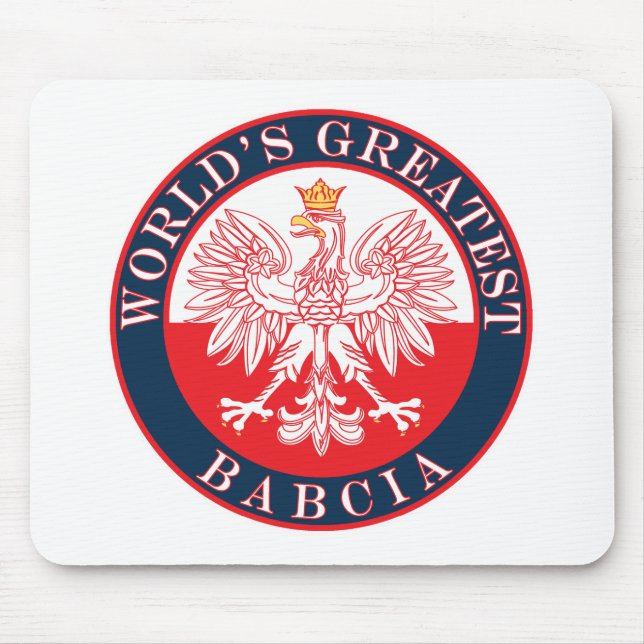 World's Greatest Babcia Mouse Mat (Front)