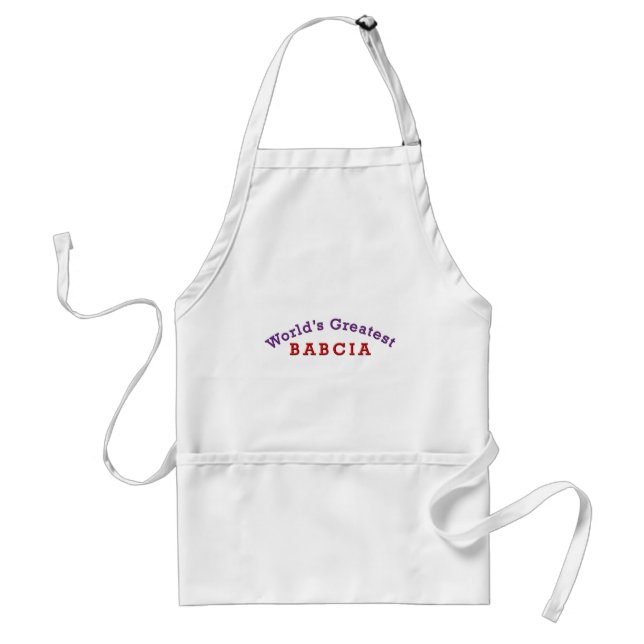 World's Greatest Babcia Standard Apron (Front)
