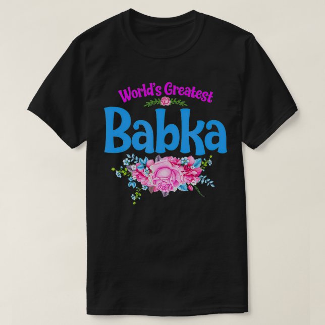 World's Greatest Babka  Polish Grandma  T-Shirt (Design Front)
