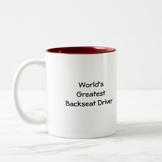 Worlds Greatest Backseat Driver Mug (Left)