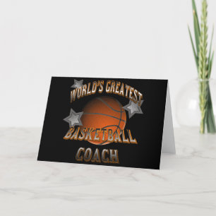 World's Greatest Basketball Coach Card