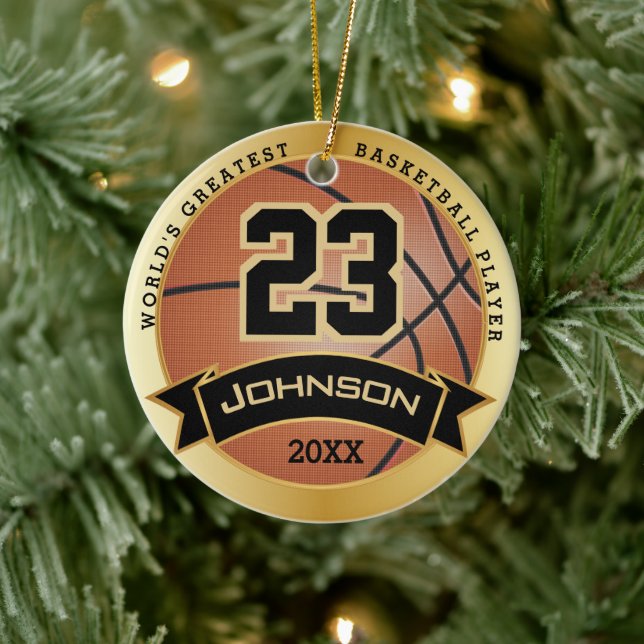 World's Greatest Basketball Player | DIY Text Cera Ceramic Tree Decoration (Tree)