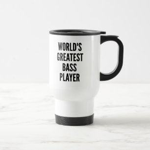 Worlds Greatest Bass Player Travel Mug