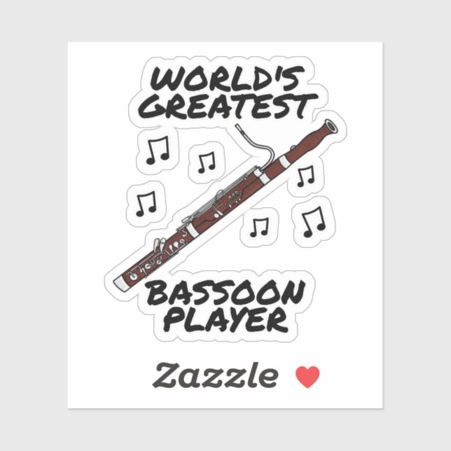 World's Greatest Bassoon Player, Bassoonist Funny (Sheet)