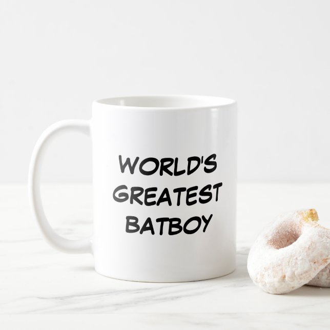 "World's Greatest Batboy" Mug (With Donut)