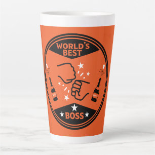 World's Greatest Best Boss Latte Mug