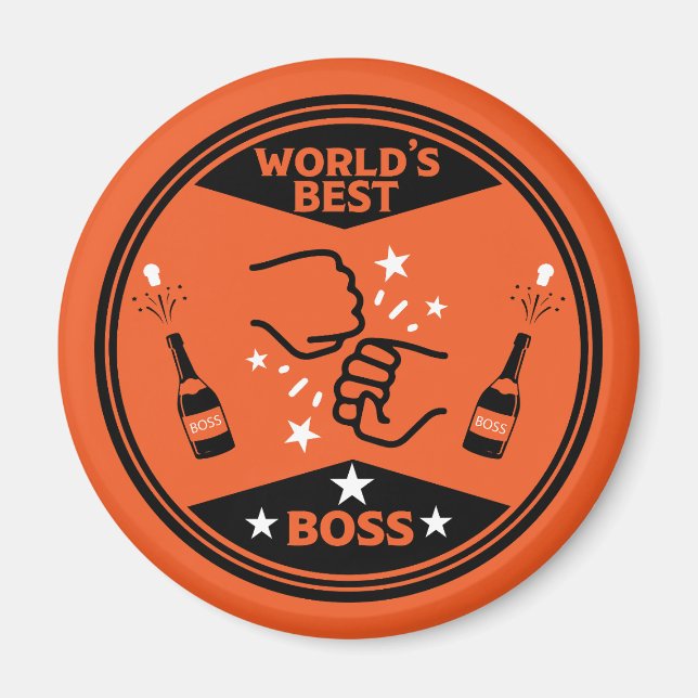 World's Greatest Best Boss Magnet (Front)