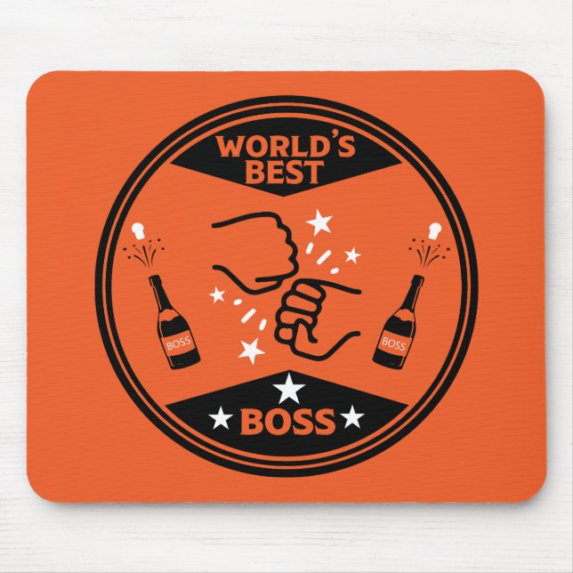 World's Greatest Best Boss Mouse Mat (Front)