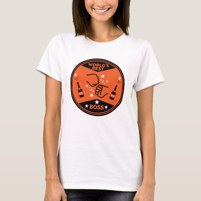 World's Greatest Best Boss T-Shirt (Front)