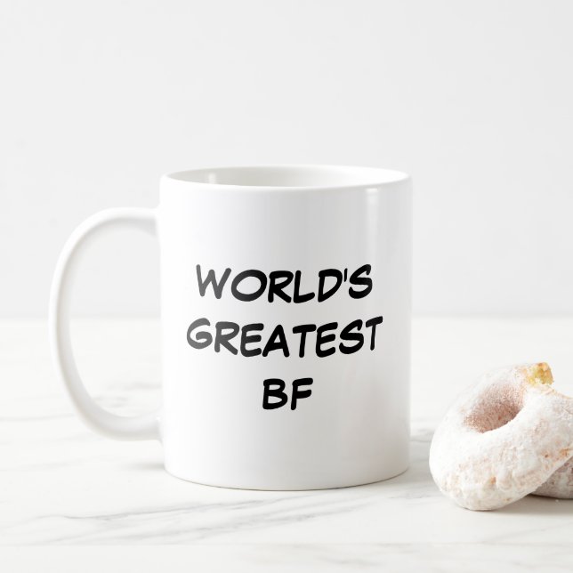 "World's Greatest BF" Mug (With Donut)