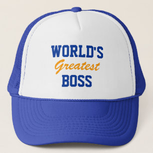 World's greatest boss cap