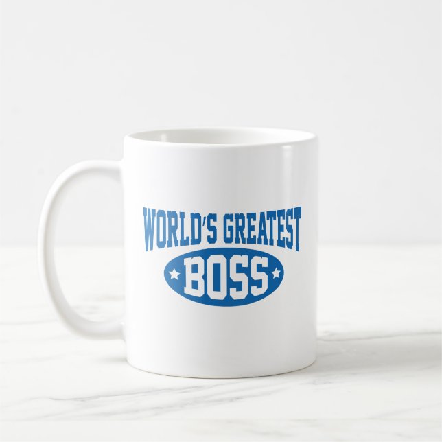 World's Greatest Boss Coffee Mug (Left)