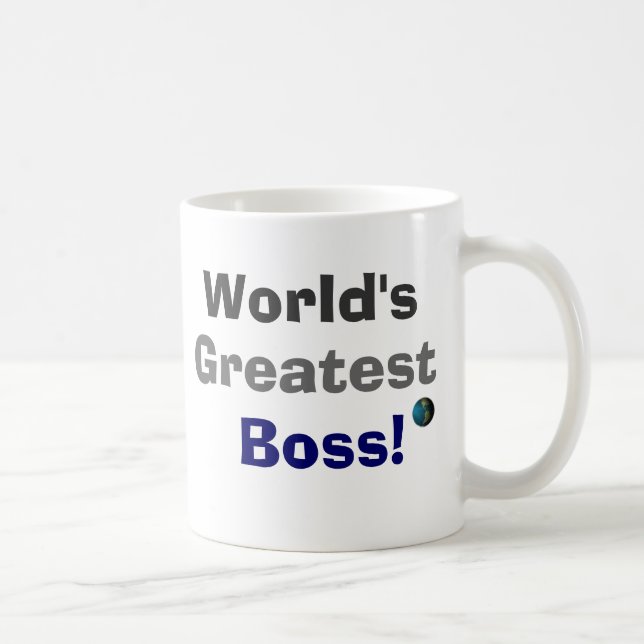 World's Greatest  Boss! Coffee Mug (Right)