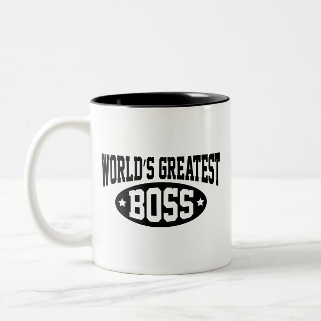 World's Greatest Boss Coffee Mug (Left)