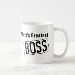 World's Greatest Boss coffee mugs