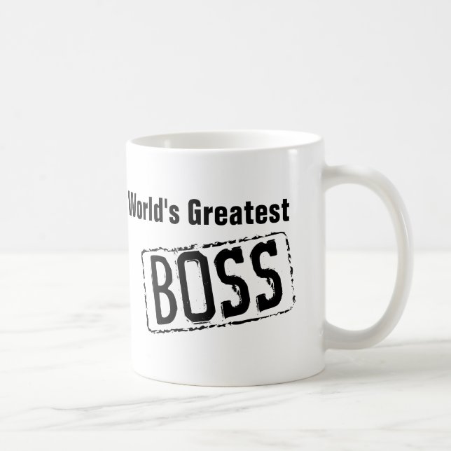 World's Greatest Boss coffee mugs (Right)