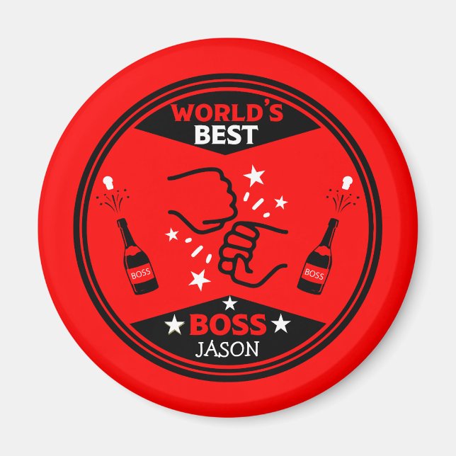 World's Greatest Boss Magnet (Front)