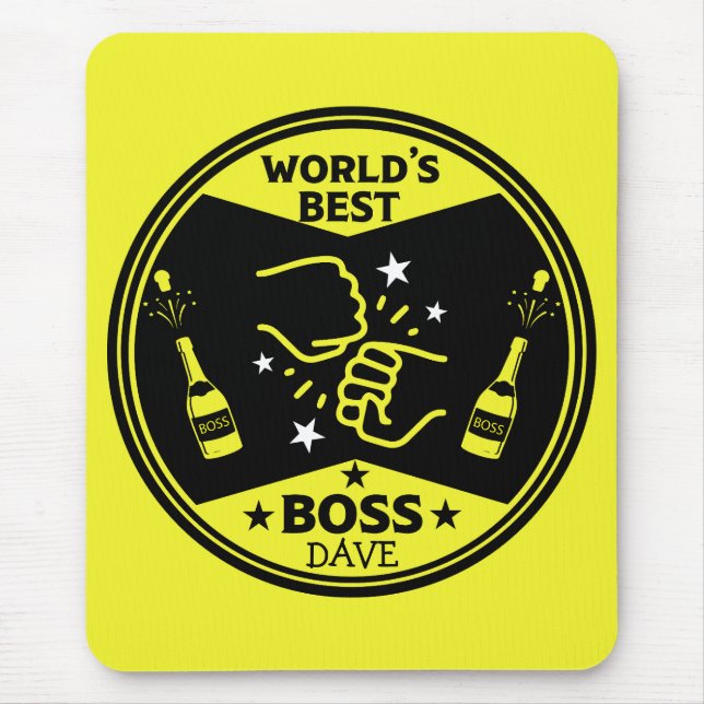 World's Greatest Boss Mouse Mat (Front)