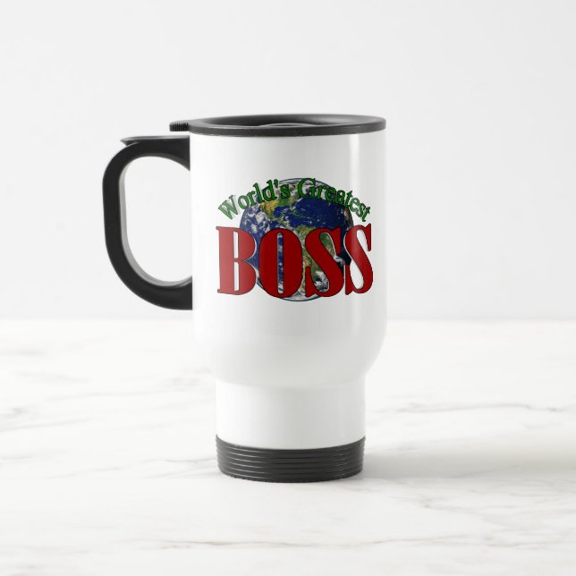 World's Greatest Boss Travel Mug (Left)