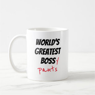 "World's Greatest Bossy Pants" Coffee Mug