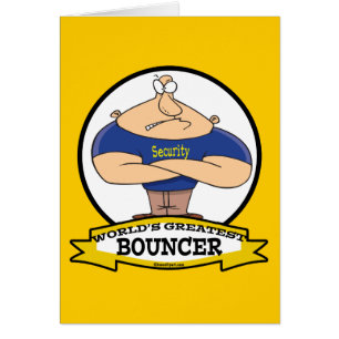 WORLDS GREATEST BOUNCER MEN CARTOON