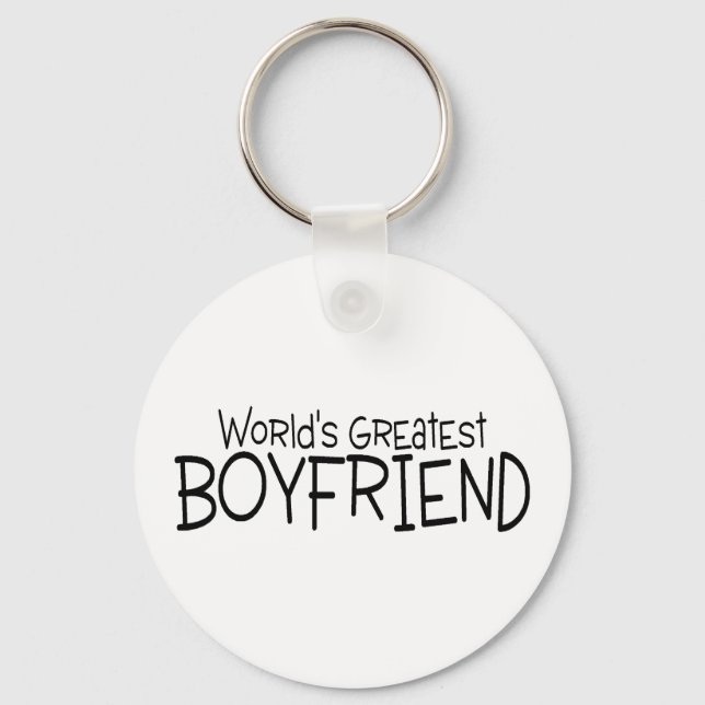 Worlds Greatest Boyfriend Key Ring (Front)