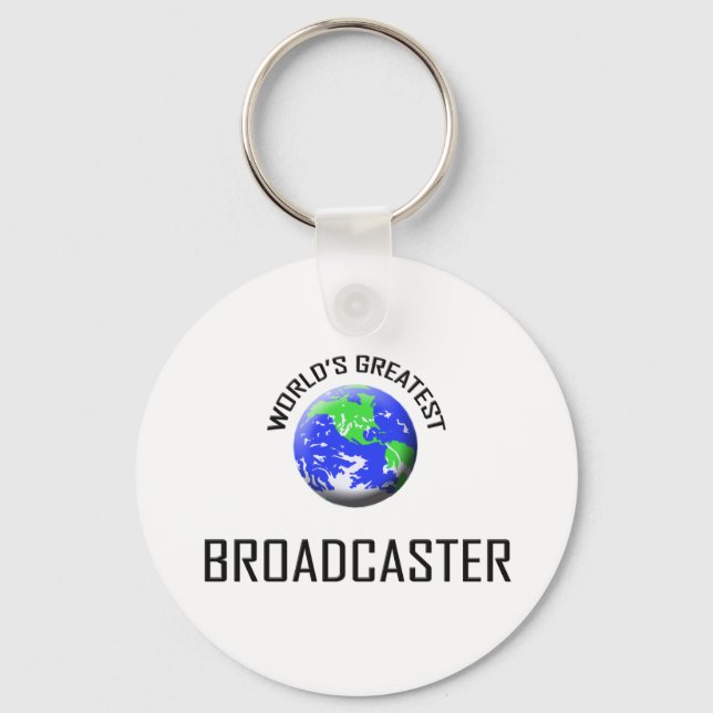 World's Greatest Broadcaster Key Ring (Front)