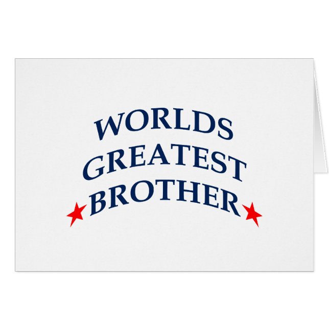 Worlds Greatest Brother (Front Horizontal)